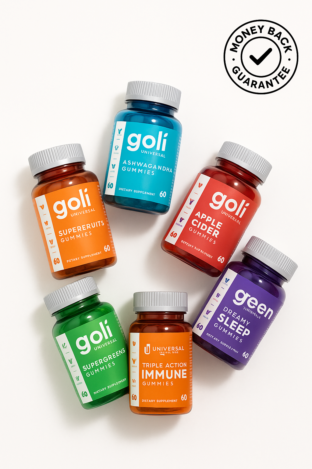 Goli® Nutrition Gummies Mixed Bundle Pack